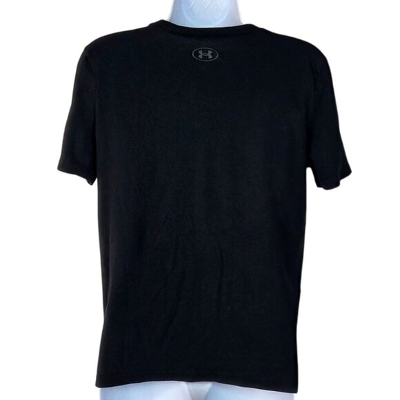 Under Armour Youth Freedom Flag T-Shirt Loose Fit Black Size YLG - Picture 2 of 6